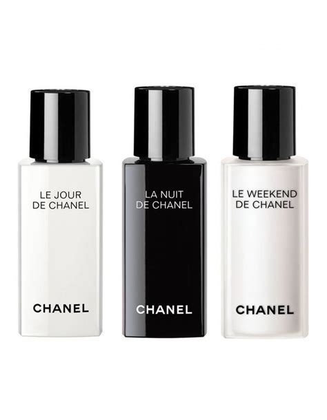 chanel le weekend set|Chanel Le Jour, La Nuit, Le Weekend Travel Set.